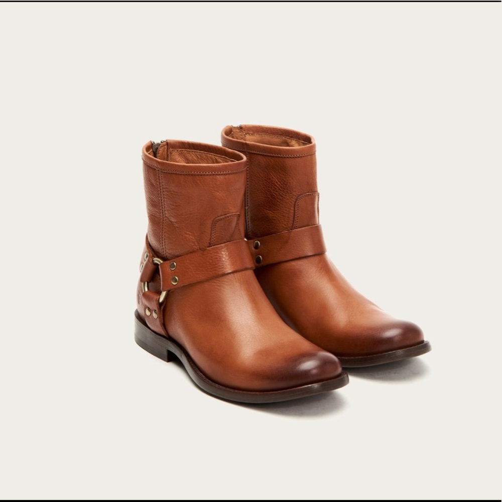 Frye Short Phillip Harness Boots